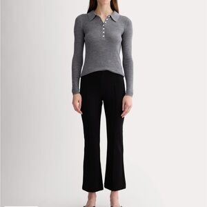 Everlane Black Kick Flare Women's Pants size small NWT